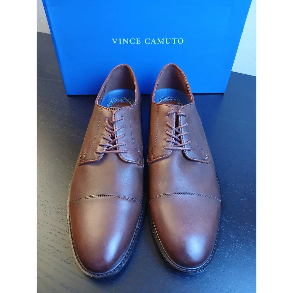 Vince Camuto polished leather